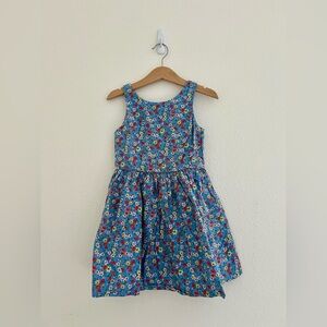 Polo Ralph Lauren Floral Cotton Spring Blue Kids Girl Dress